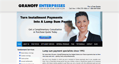 Desktop Screenshot of granoffenterprises.com